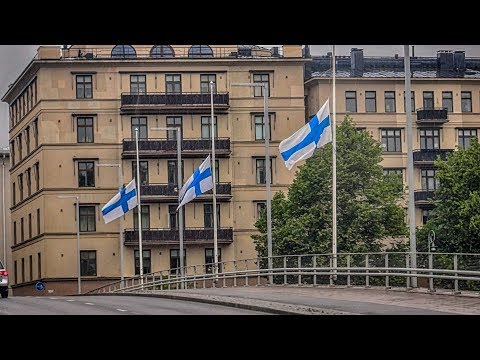 Suruliputus Half mast  Terrorist attack in Turku Finland