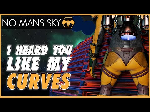 How to Build Curves in No Mans Sky Waypoint 4.0 - Glitch building techniques