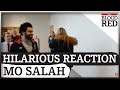 The hilarious reaction Liverpool FC's Mo Salah got from staff during visit to Alder Hey