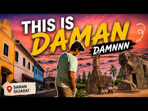 THIS IS DAMAN DAMNNN 😱 | Gujarat's Hidden Goa? Full Daman Tour!