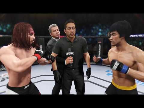Bruce Lee vs. Jack Sparrow (EA Sports UFC 2) - CPU vs. CPU