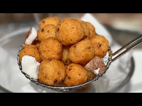 Agbeli Kaaklo Recipe | Cassava Balls | Bankye Akaaklo: Ghanaian Unique Street Snack