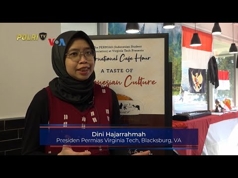 VOA - MELALUI RENDANG DAN BIKA AMBON PERKENALKAN KEBERAGAMAN DI KAMPUS VIRGINIA TECH