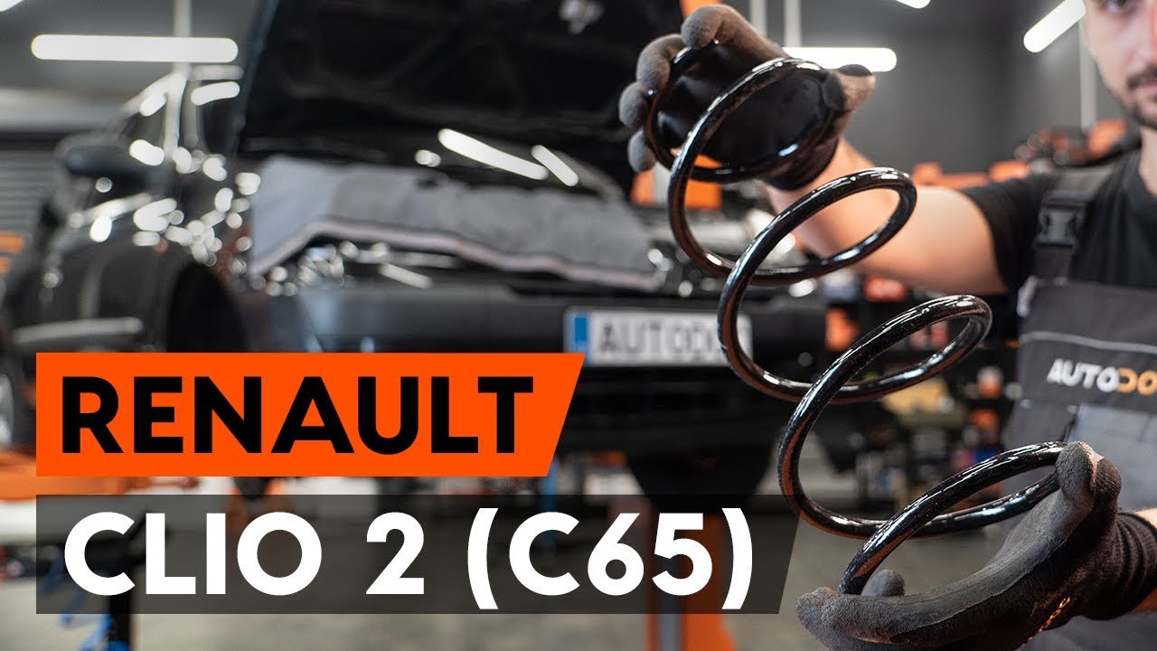 Kuidas vahetada Renault Clio 2 esi-vedru – õpetus