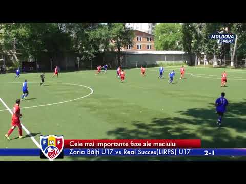 Zaria Bălți U17 vs Real Succes(LIRPS) U17   2-1