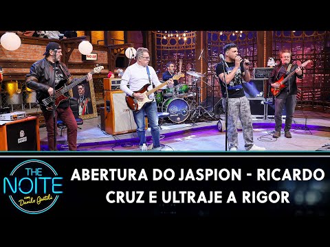 Abertura do Jaspion em Japonês - Ricardo Cruz e Ultraje a Rigor | The Noite (10/09/24)