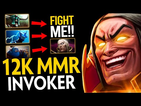 3 HEROES MID?? NO PROBLEM!!! EPIC 12K MMR KIYOTAKA INVOKER