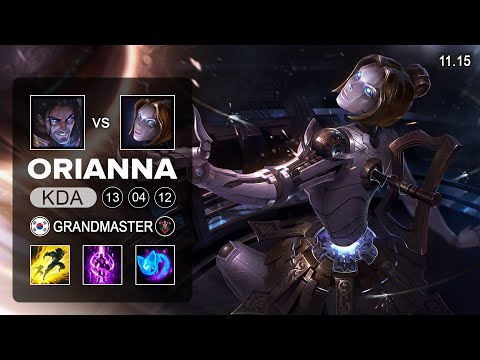 Chovy Orianna Mid vs Sylas - KR Grandmaster Patch 11.15