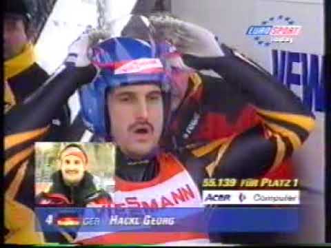 WC 1998 99 LUGE WINTERBERG MEN PROCK VS  HACKL