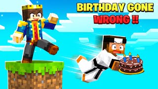 FIRST DAY IN MINECRAFT ONEBLOCK WITH JACK🤣 | GONE WRONG !!!