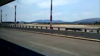 preview picture of video 'Zakynthos, AirBerlin Boeing 737 landing on RWY34, ZTH, 16.08.2011'