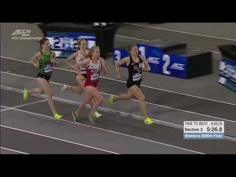 ACC INDOOR TF : 3000M - KATELYN TUOHY (NC STATE) SHOW 💨