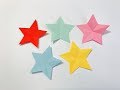 How To Cut A Paper Star : totikky tikky