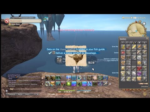 Titanic Sawfish Location | Final Fantasy XIV Online | Fishing