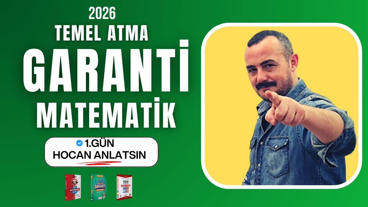 10 Günde Matematik Temeli Atma Garanti Kampı | 1. Gün | Hocan Anlatsın |  2026