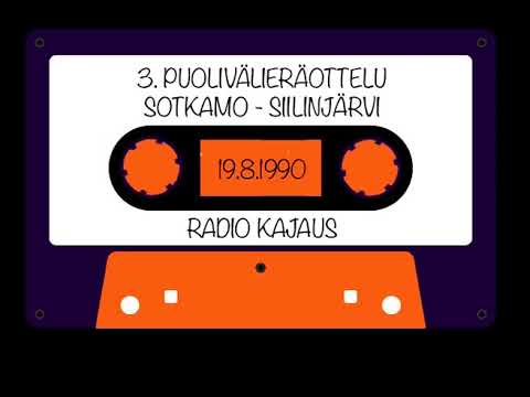 Throwback-ottelu: Sotkamo - Siilinjärvi 19.8.1990 3. puolivälierä - radioselostus