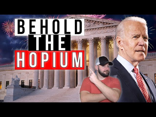 We’re moving RAPIDLY into Hopium again… The Left knows gun control is at an inflection point…