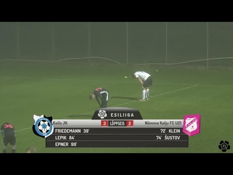 35. voor 2018: Keila JK - Nõmme Kalju FC U21 3:2 (1:0)