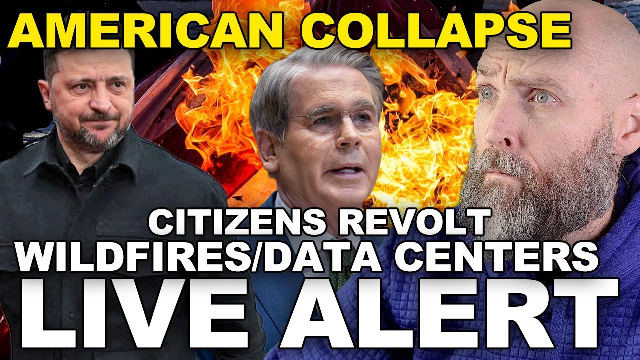 ⛔LIVE ALERT⛔WILD FIRES⛔SABOTAGE⛔DATA CENTERS⛔JOB LOSS AND MORE IN TODAY'S COLLAPSE LIVE STREAM