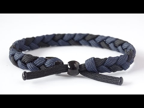 DIY Rastaclat Style 3 Strand Flat Braid / Sliding Bead...
