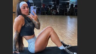 FBB Bakhar Nabieva Instagram,Bio,Age,musclegirl,Height,tall woman Huge Biceps and arm wrestling