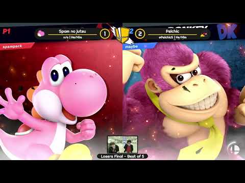 Psichic (troll) vs Spam no jutsu (Mii Gunner/Yoshi) - Smash Knights Spring 2022 #3 Losers Final
