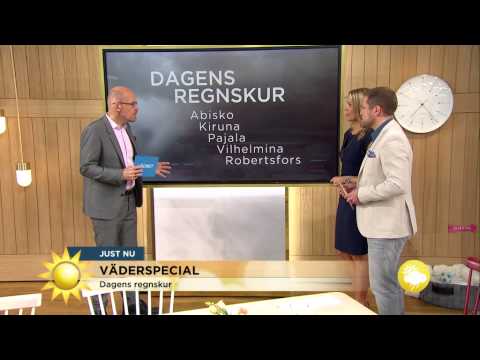 Väderspecial: "De värsta regnskurarna är över" - Nyhetsmorgon (TV4)