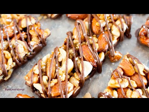 How to make healthy energy bars? No oven required, just 5 ingredients.