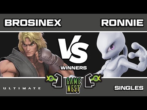 Game Nest Smash It Up: Brosinex (Ken) vs Ronnie (Mewtwo) - Winners Round 4