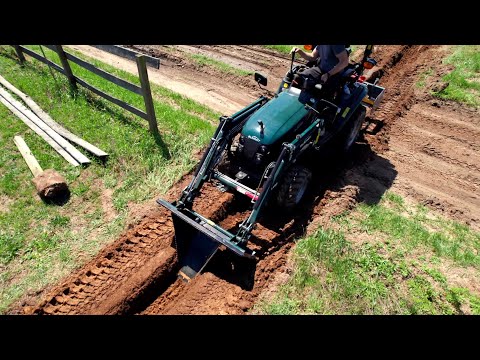 THIS TOOL DOES IT ALL! TRENCH, DITCH, ROOT, PLANT, HAUL! 💪