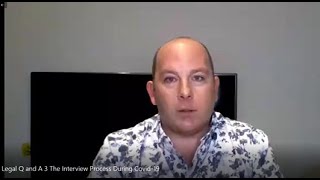 Legal Tech Q&A #3: The Interview Process During Covid-19