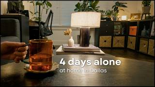 夫が不在の4日間。テキサスで過ごす静かな一人時間と手作りチャバタ🌿｜life in Dallas
