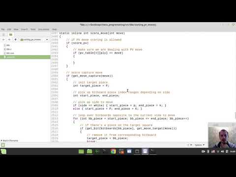 Bitboard CHESS ENGINE in C: sorting PV moves + some BONUS TALK at the end