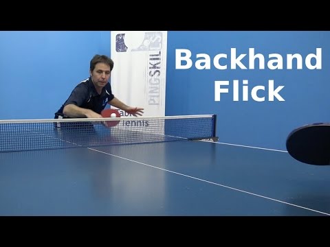 Backhand Flick | Table Tennis | PingSkills thumbnail