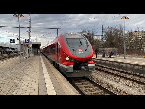 Mitfahrt im Pesa Link Br 633 von Ulm Hbf nach Memmingen
