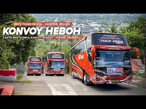 [ BEGINI HEBOHNYA SAAT 3 ARTIS TELOLET BRIS DALAM 1 ROMBONGAN ! ] PERANG TELOLET SEMUA VERSI !