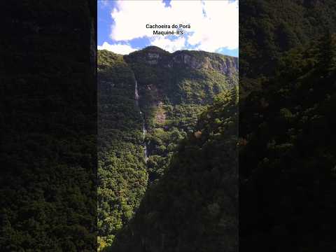 Cachoeira do Porã em Maquiné-RS no Litoral Norte Gaúcho #litoralrs #torresrs #arroiodosal #rotadosol