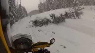 preview picture of video '2013 Ski-Doo MXZ X Quick Clip Filmed by: GoPro 2'
