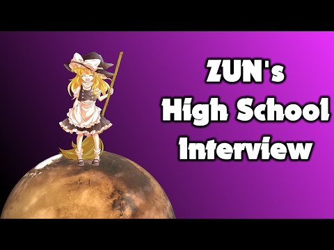 ZUN's High School Interview | Previously Unknown Touhou Info!