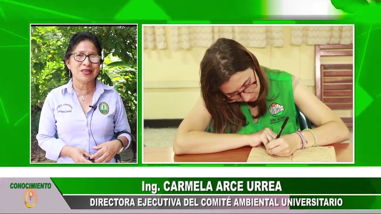 ING. CARMELA ARCE URREA, DIRECTORA EJECUTIVA DEL COMITÉ AMBIENTAL UNIVERSITARIO - CAU.