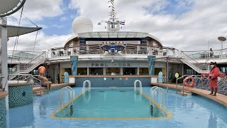 Royal Caribbean Jewel of the Seas Narrated Outside Walking Tour 4k