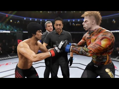 Bruce Lee vs. Pharaoh Mummy - EA Sports UFC 2 - Rematch - Dragon Fights 🐉