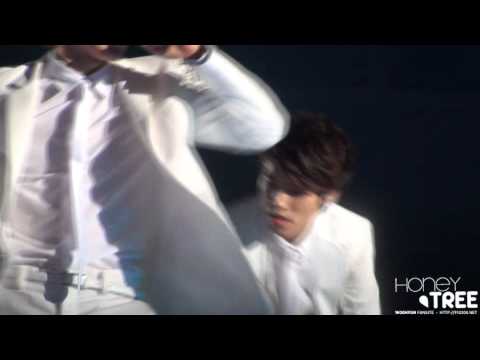 111231 mbc gayo daejun - btd woohyun fancam