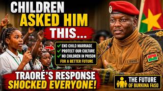 Children Ask Ibrahim Traoré for 3 Major Changes—His Response Surprised Everyone