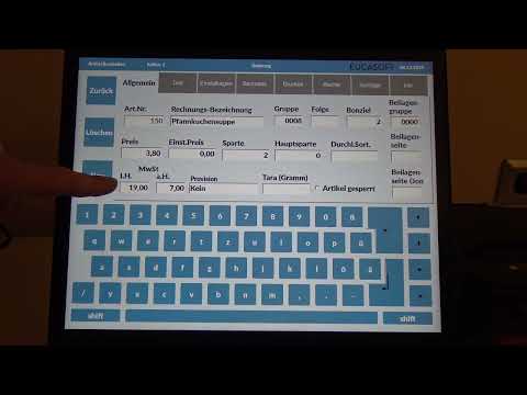 MwSt.-Umstellung EucaSoft Kasse
