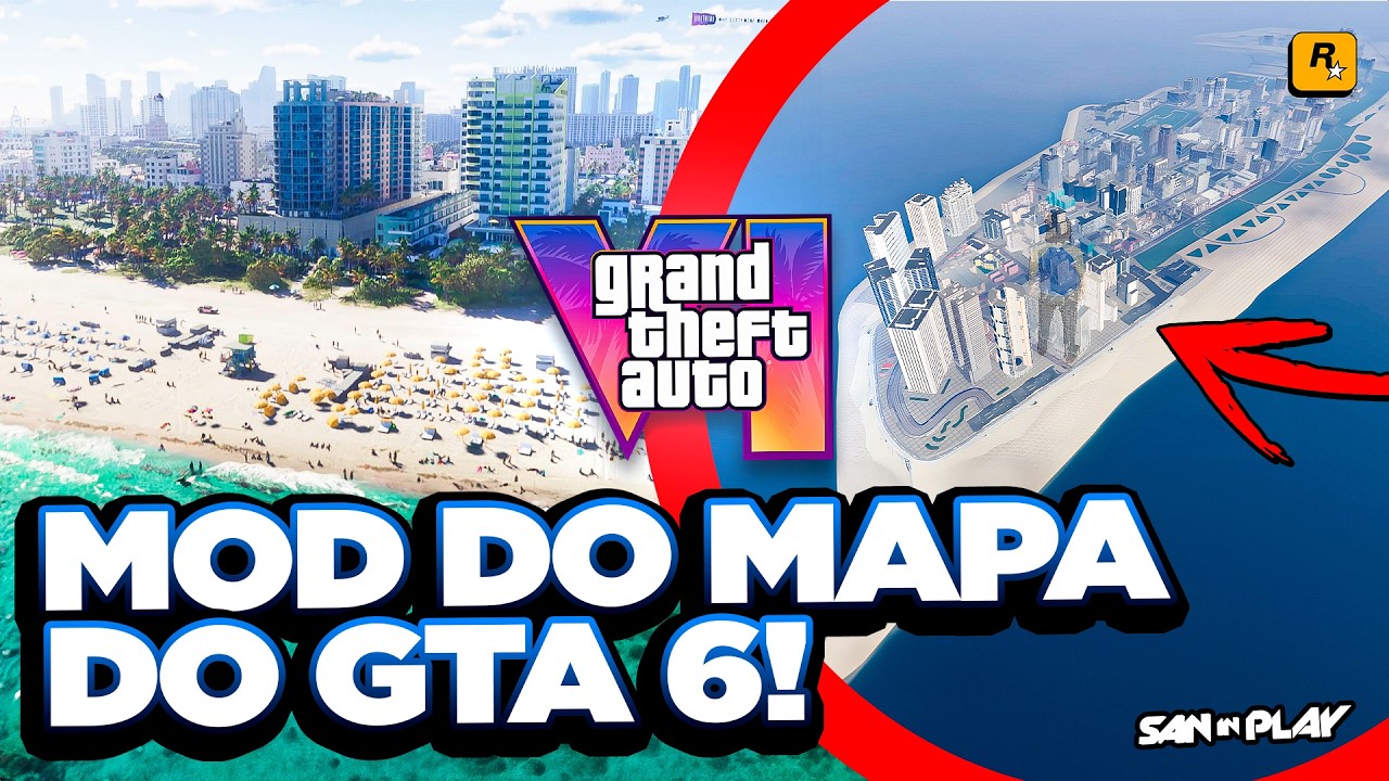 This MOD added the FULL GTA 6 MAP in GTA V... - How is that Possible?! (CheckItOut) #gta6