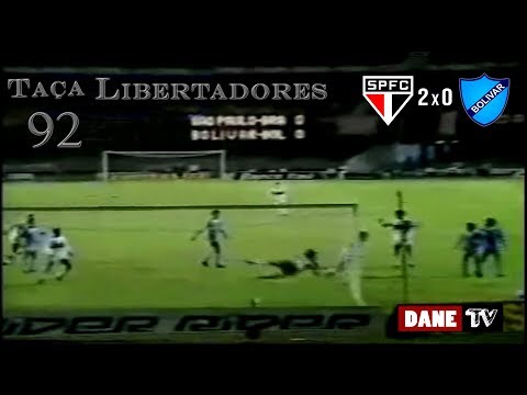 Libertadores 1992 - São Paulo 2x0 Bolivar