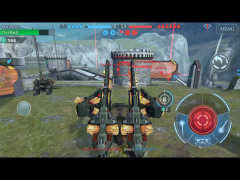 War robots test server video (new robots behemoth and phantom)
