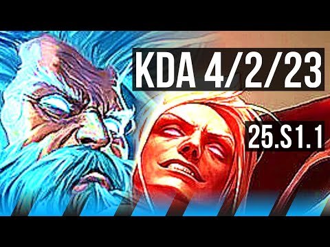 ZILEAN vs VLADIMIR (MID) | KR Diamond | 25.S1.1