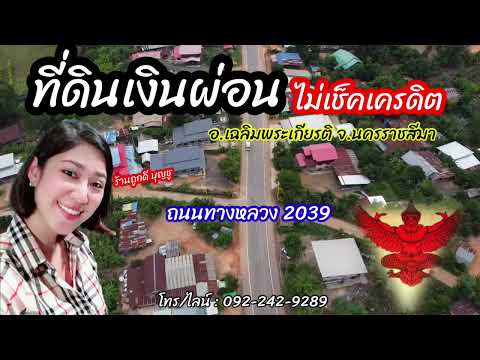 1 แปลงสุดท้าย ที่ดิน อ.เฉลิมพระเกียรติ โคราช ผ่อน/สด แหล่งชุมชน น้ำ ไฟ ถนน ครบ ห่างวงแหวน 1.7 กม – รูปที่ 2